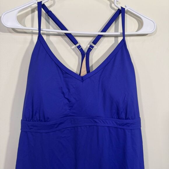 Athleta Royal Purple Build in Bra Midi Athletic Dress - Picture 3 of 5
